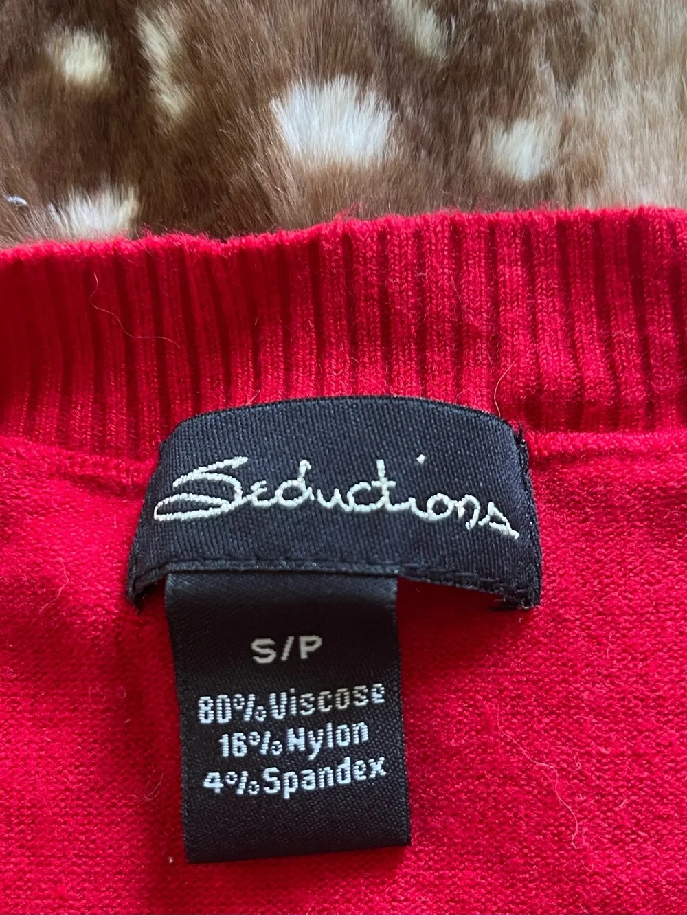 Y2K Seductions red knit tank/vest - Picture 3 of 3